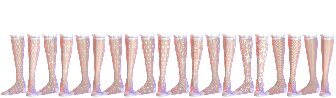 Галерея мода Чулки и гольфы Angel Eyes Frilly Lace Socks #1